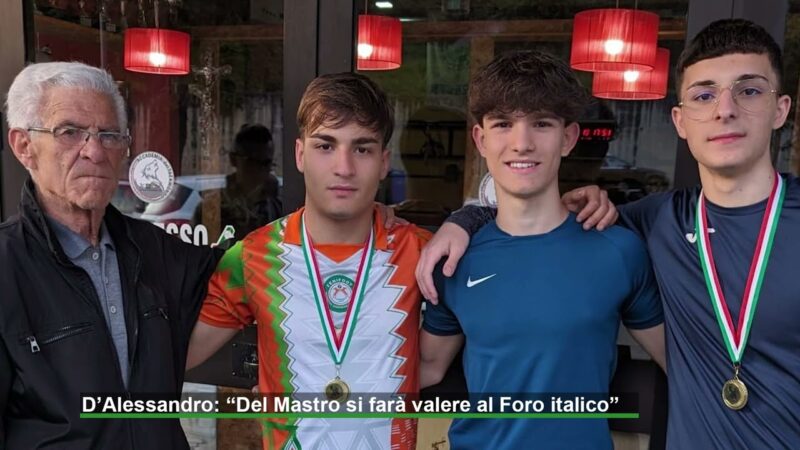 D’Alessandro: “Del Mastro si farà valere al Foro Italico”