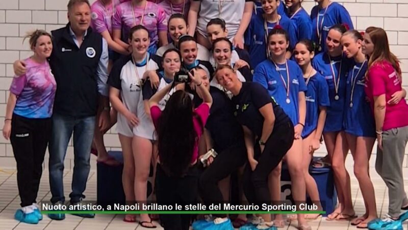 Nuoto artistico, a Napoli brillano le stelle del Mercurio Sporting Club