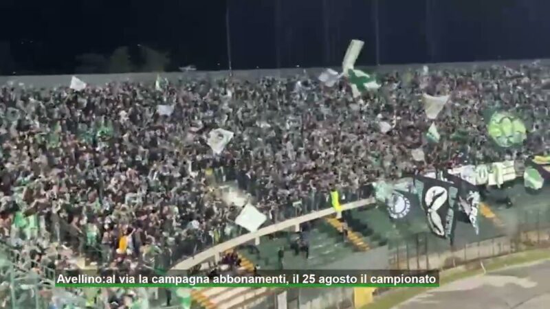 Avellino: al via la campagna abbonamenti, il 25 agosto il campionato