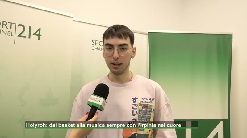 Holyroh, dal basket alla musica sempre con l’Irpinia nel cuore