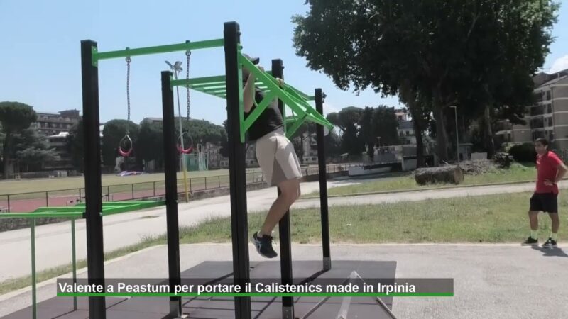 Valente a Paestum per esportare il Calistenics made in Irpinia