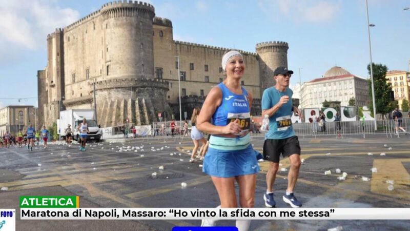 Maratona di Napoli, Massaro: “Ho vinto la sfida con me stessa”