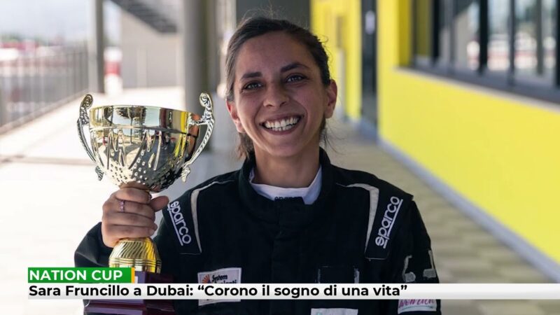 Sara Fruncillo a Dubai: “Corono il sogno di una vita”